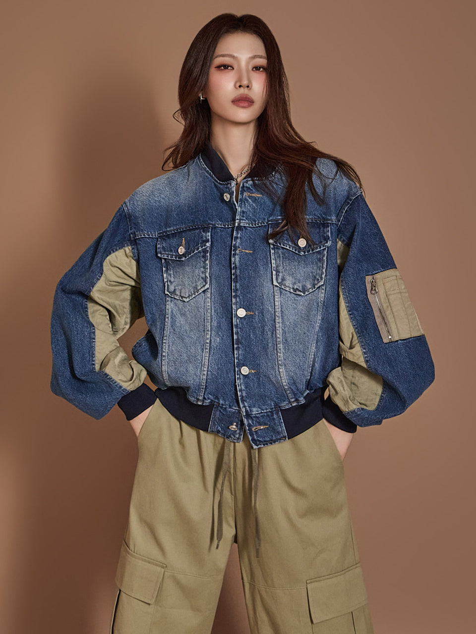 J2404 Denim Blouson jacket