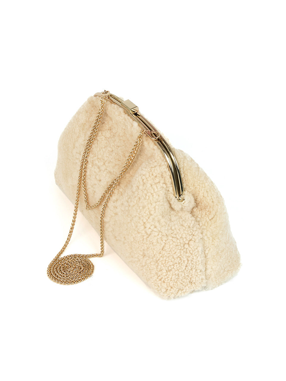 A-1654 Fur Clutch Bag