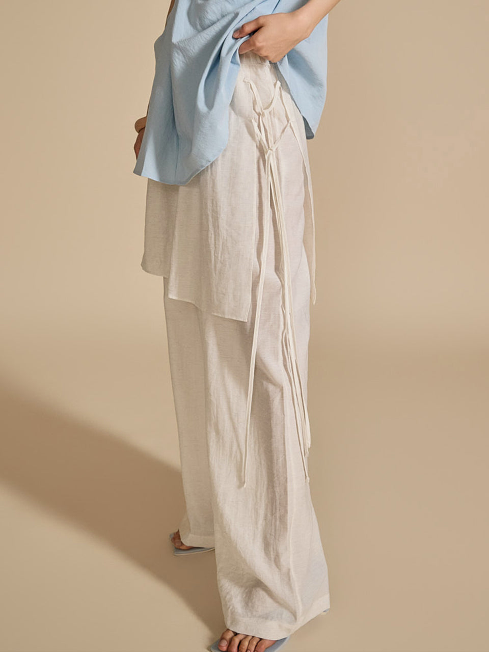 P3199 Linen Wrap Pants