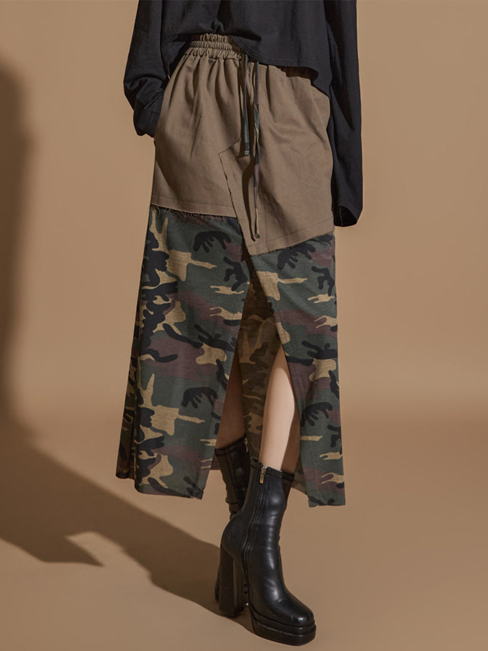 SK2800 Camouflage Long Skirt