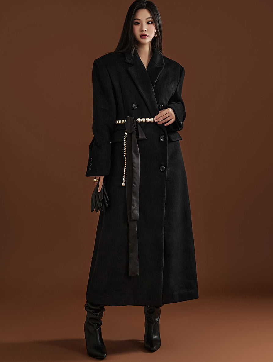 J2083 Wool Coat With Belt