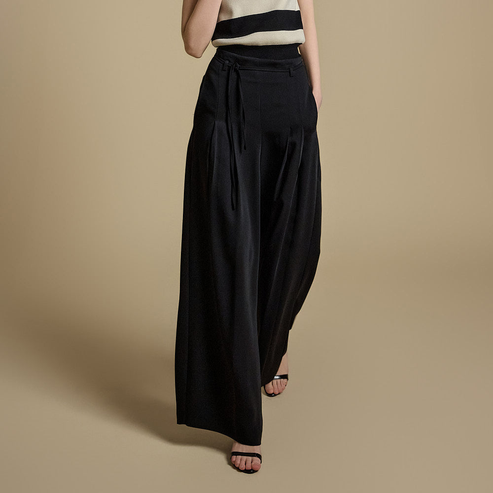 P3478 ストラップ付きワイドスラックス