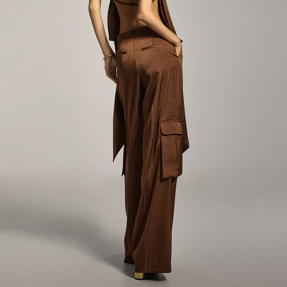 P3492 サテンカーゴスラックス