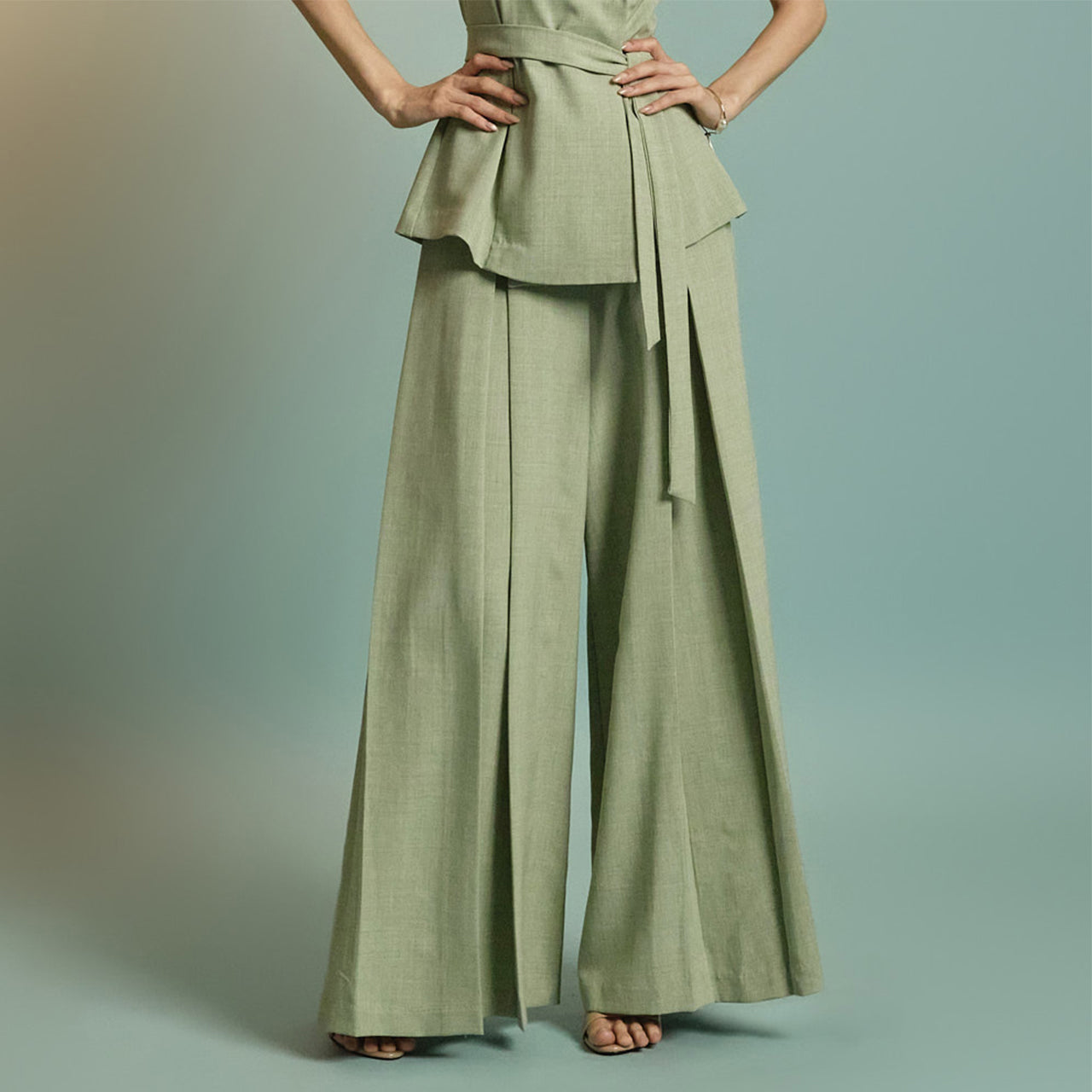 P3553 Pintuck Slacks