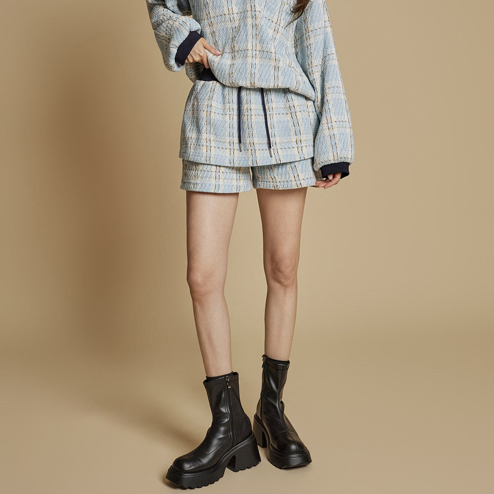 P3625 Checkered Short Pants