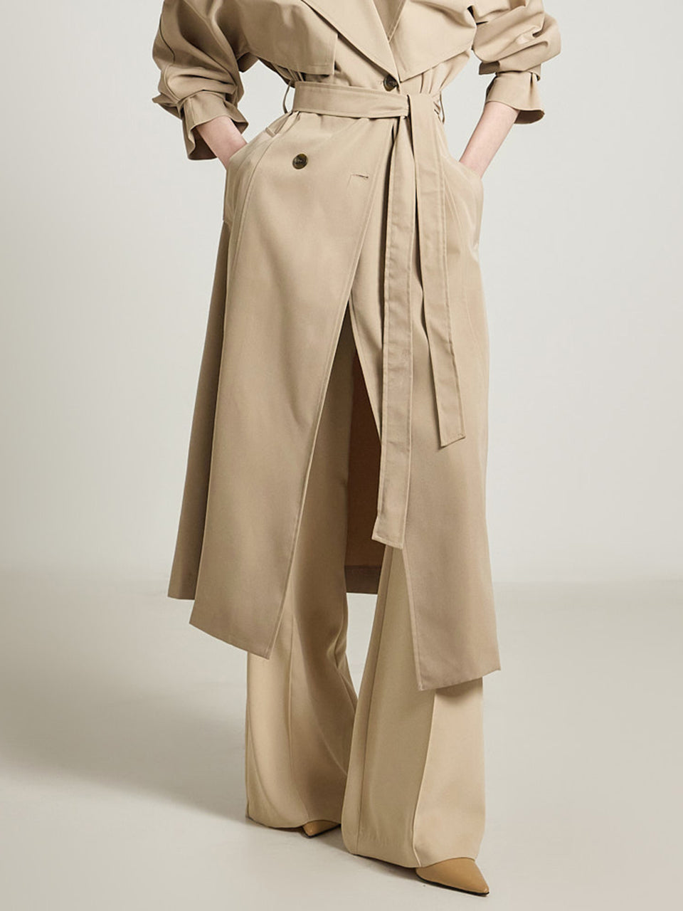 P9166 Pintuck Slacks