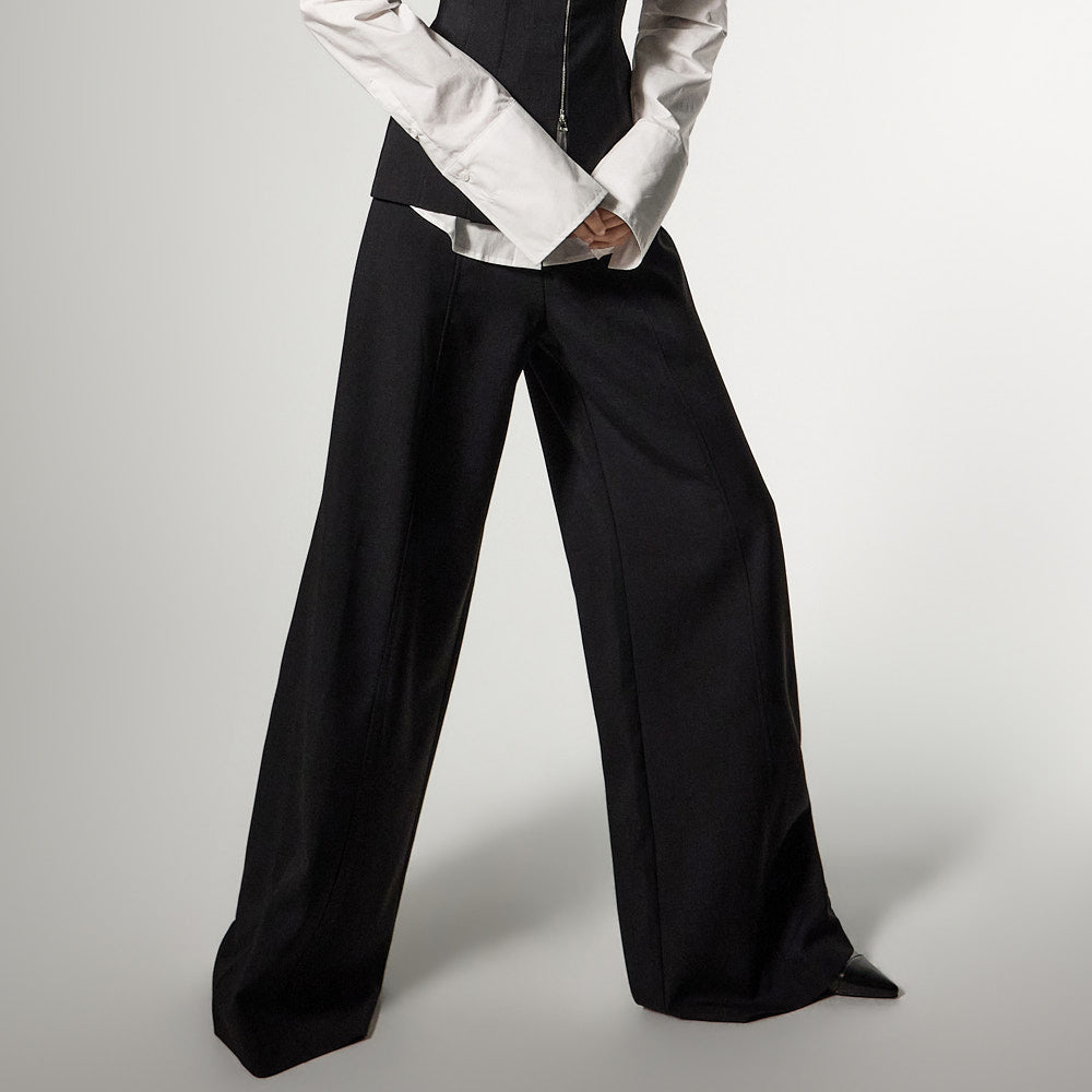 P9188 ローライズワイドスラックス