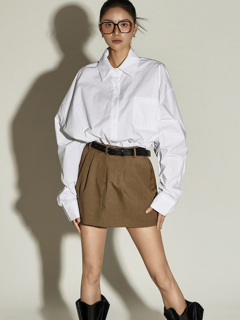 S799 Pocket Oversized Shirts