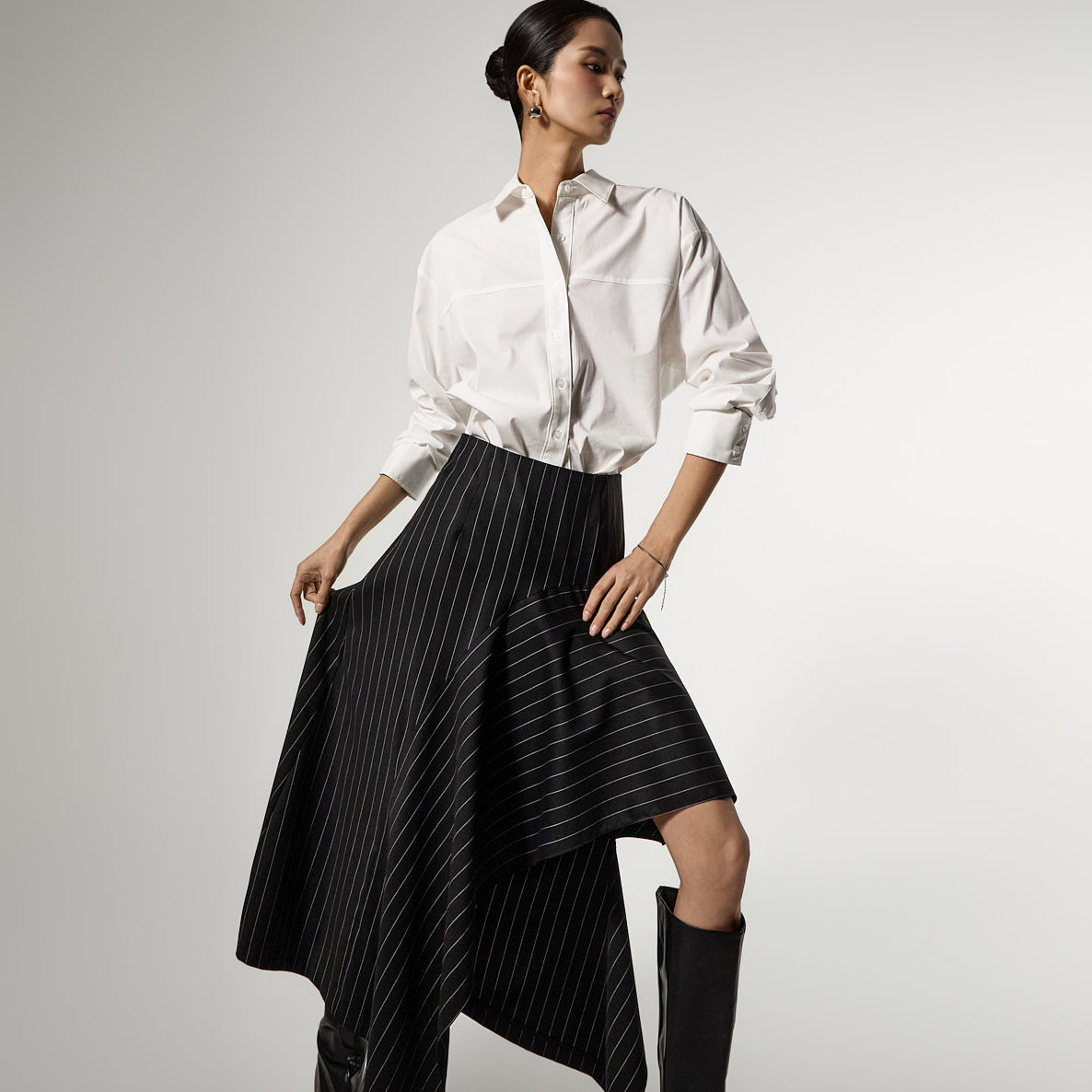 S860 Pintuck Shirts