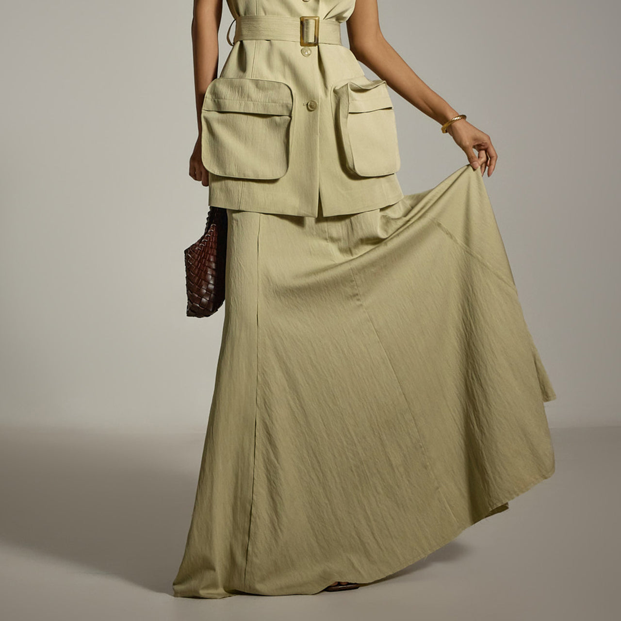 SK3000 マキシフレアスカート