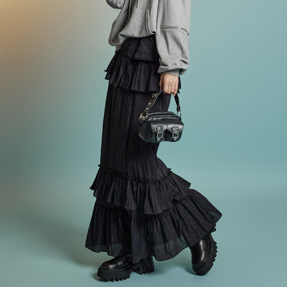 SK3019 Frill Tiered Skirt