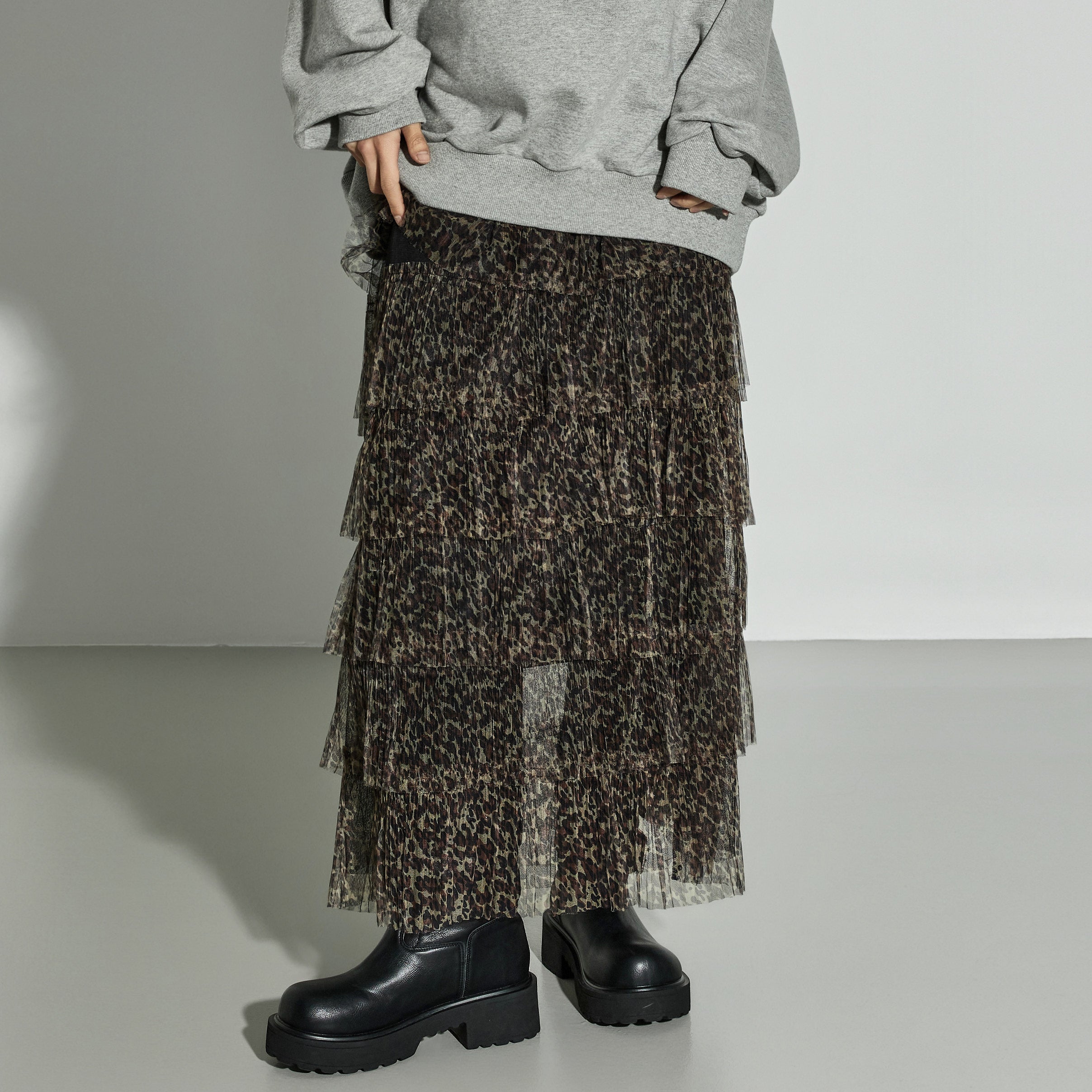 SK3090 Tiered  Skirt