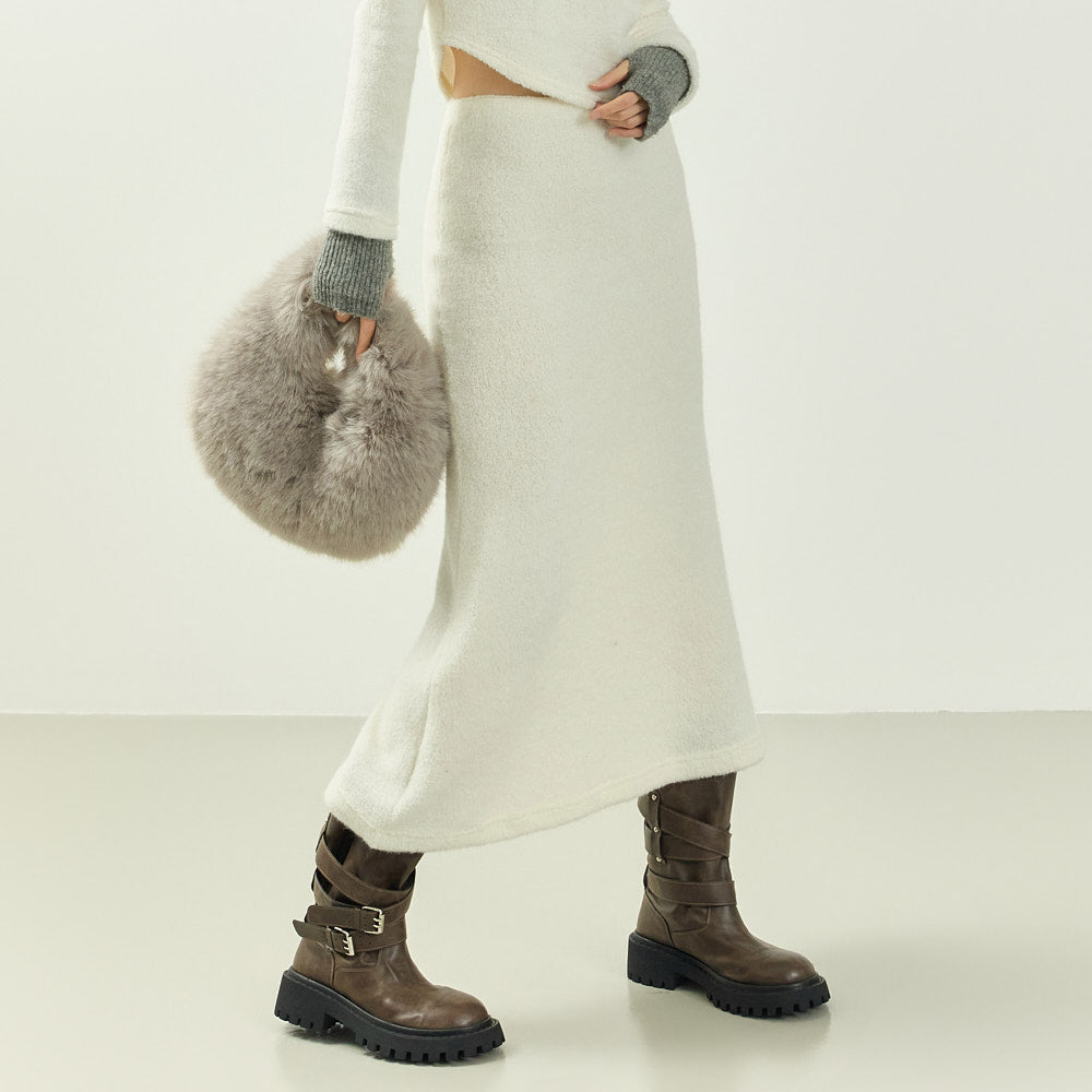 SK3142 Terry Long Skirt