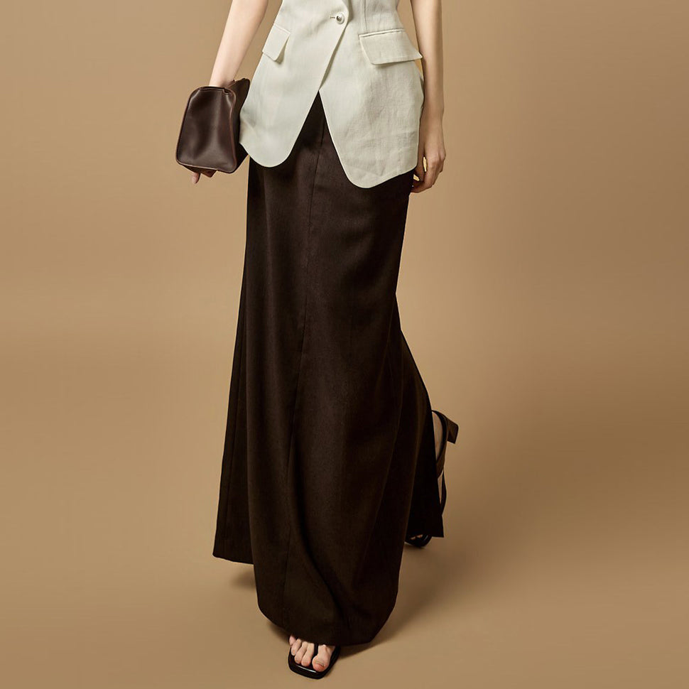 SK3198 H-Line Maxi Skirt