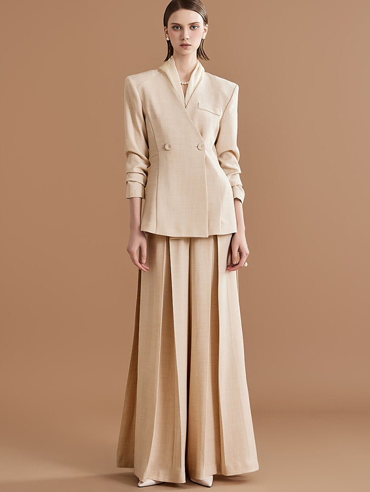 SU004 Pants Suit with Belt