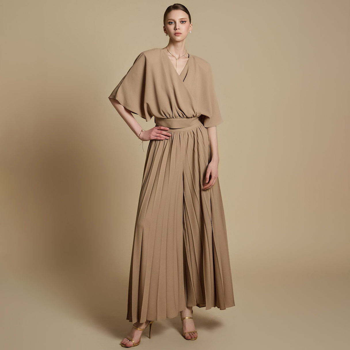 TP2122 Blouse and Slacks Set