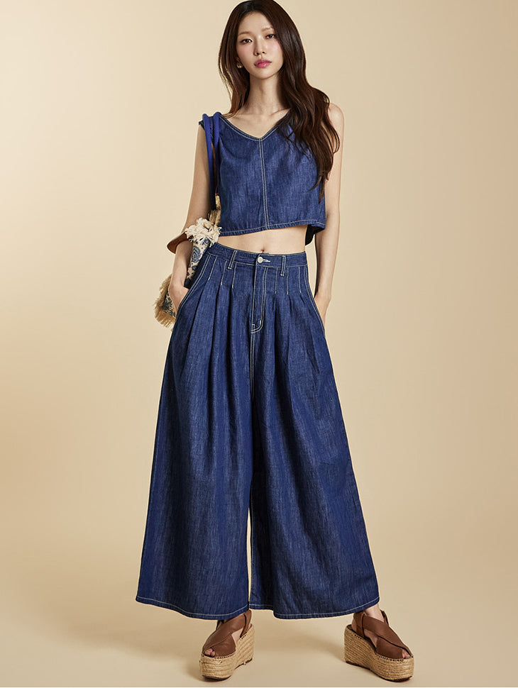 TP2208 上衣和牛仔裤套装