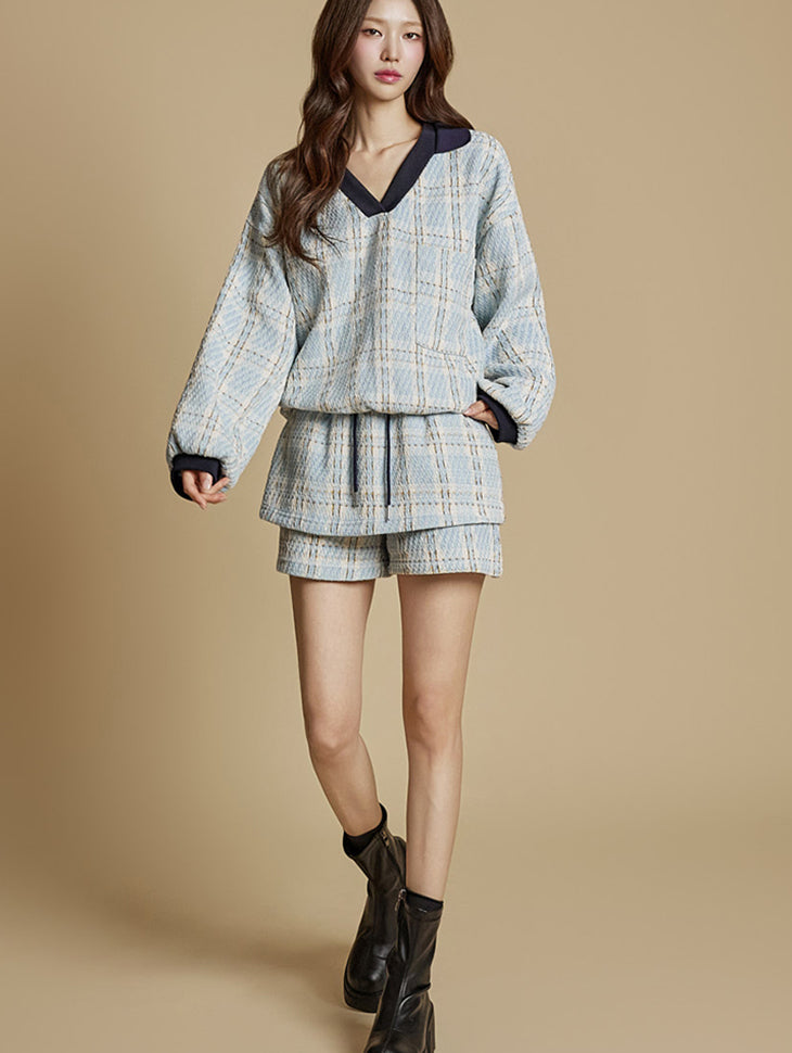 TP2226 Sweatshirt and Short Pants Set