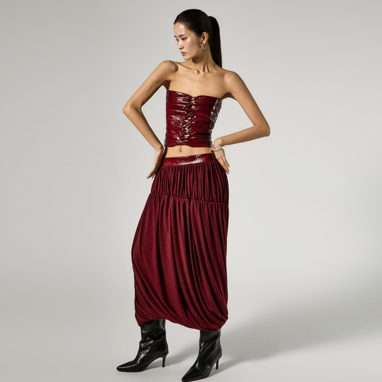 TP2340 トップス＆スカートセット